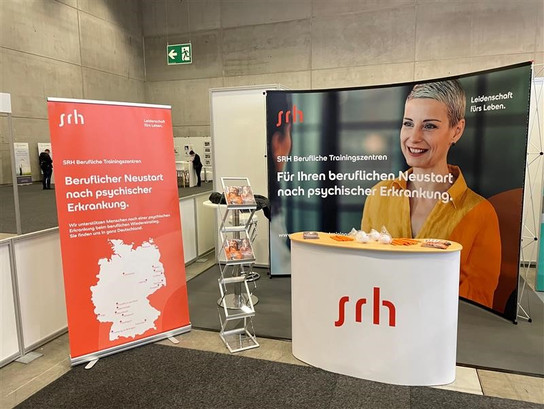 SRH Berufliche Trainingszentren präsentieren sich auf Kongress für psychische Erkrankungen