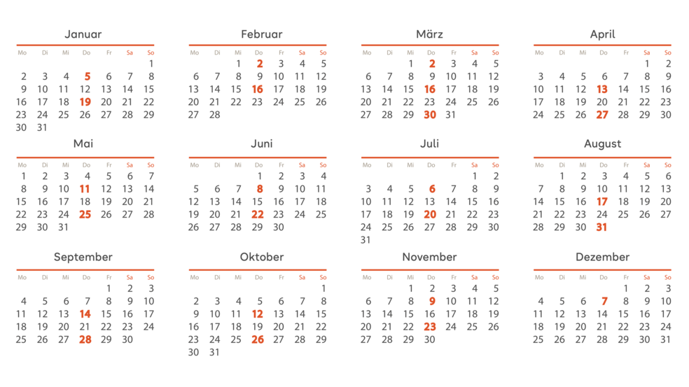 Kalenderübersicht der Infoveranstaltungen 2023 in Dresden